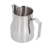 Stylebest Jarra de Espuma de Acero Inoxidable de 450ml para café y Latte Art en Casa, Jarra para Vaporizar Leche Duradera y Resistente Al Calor