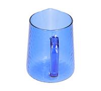 Stylebest Jarra para Espumar Leche de 500 Ml con un Hermoso Diseño para los Amantes del Latte Art y del café - Jarra de Vidrio de Borosilicato (Azul)