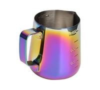Stylebest Jarra para Latte de Acero Inoxidable Colorida de 350ml, Jarra para Espumar Leche Duradera para Entusiastas del café, Diseño de Acero Inoxidable 304