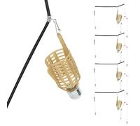 Stylebest Jaula de Cebo de Pesca, Trampa de Señuelo Ligera Portátil para Pesca de Carpa, ABS y Hierro, 4 Uds. 20g, 30g, 40g, 50g (40 4 Piezas)