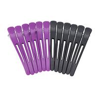 Stylebest Juego de 12 Pinzas para el Pelo Antideslizantes de Pico de Pato para Cortes de Pelo Profesionales y Lavado de Cara Hechas de Material ABS