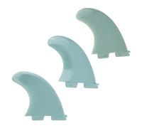 Stylebest Juego de 3 Aletas para Tablas de Surf, Aletas de Propulsor de PVC Duraderas para Estabilidad y Direccionalidad, Adecuadas para Tablas Largas y de Remo