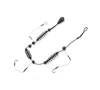 Stylebest Juego de 3 Jaulas para Anzuelos de Pesca, Trampa de Cebo Ligera y Portátil con Diseño de Alimentador de Resorte para Pesca Al Aire, Nailon y Acero con Alto Contenido de Carbono, Tamaño
