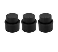 Stylebest Juego de 3 Tapones para Botellas de Refresco, Cubiertas de Bebidas Reutilizables con Sellado Tipo Prensa Profesional para Bebidas Carbonatadas (Negra)