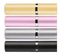 Stylebest Juego de 4 Botellas de Perfume Portátiles Recargables de 10 Ml, Atomizadores de Aluminio a Prueba de Rayones para Viajes y Uso Diario, Disponibles en Colores Aleatorios