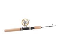 Stylebest Juego de Carrete y Caña de Pescar Telescópica de 26 Pulgadas, Aparejos de Pesca Duraderos y Ligeros para Pesca en Hielo Al Aire, Accesorios Portátiles de Carbono EVA (#2)