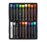 Stylebest Juego de Pasteles Al óleo, 18 Crayones de Tacto Suave de Colores Pesados para Dibujar, Pintar y Colorear Actividades para Niños y Adultos