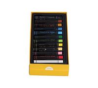 Stylebest Juego de Pasteles Al óleo, Pasteles Al óleo Duraderos de Colores Pesados para Pintar Arte de Graffiti, Paquete de 12, Respetuoso con el Medio Ambiente, 7 Cm (12 colores)