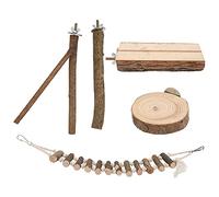 Stylebest Juego de Perchas de Madera para Pájaros, Accesorios Naturales No Tóxicos para Pájaros, Adecuados para Loros y Pequeños, 5 uds.