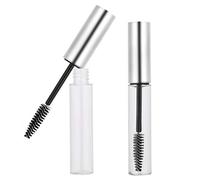 Stylebest Juego de Tubos de Rímel Vacíos de 10 Ml con Varita para Pestañas para Almacenamiento de Rímel DIY, Ecológico y Liviano, 5 Colores (Tapa de plata asiática de 10 ml.)