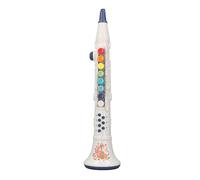 Stylebest Juguete Clarinete de volumen ajustable, instrumento musical lindo para niños de 3 años y más, regalo educativo de plástico (blanco)