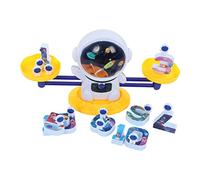 Stylebest Juguete de Balanza para Niños, Juego Educativo de Conteo para Aprendizaje de Matemáticas y Pensamiento Lógico, Plástico, 10,39 X 2,76 X 6,3 Pulgadas (Amarilla)