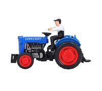 Stylebest Juguete de Simulación de Vehículo Agrícola, Aleación de para Niños, Juegos de Simulación de 3 Años en Adelante (Azul)