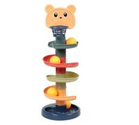 Stylebest Juguete Educativo Ball Ball Tower para Niños Pequeños con Colores Brillantes y Diversión Interactiva para Niños, 6 Accesorios Incluidos (5 Capas con 5 Golfs Tamaño Libre)