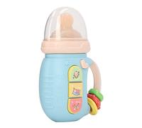 Stylebest Juguete Mordedor con Botella de Leche, Sonajero Colorido Educativo para que el bebé Aprenda Más de 18 Meses,