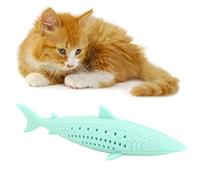 Stylebest Juguete para Gatos, Juguete Molar con Forma de de Silicona | Entrenamiento interactivo, liberación de olor a hierba gatera, silicona duradera y fácil de limpiar, ideal para jugar en