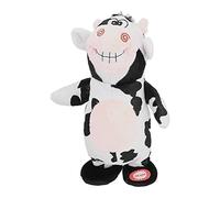 Stylebest Juguetes Interactivos de Peluche para Niños Pequeños, Animales de Peluche Que Hablan Suaves y Lindos para Aprender y Jugar, 1 Unidad (Vaca)