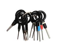 Stylebest Kit de Herramientas de Extracción de Terminales de Automóvil de 11 Piezas, Juego de Extractores de Pines de Conector de Engarzado de Cableado Eléctrico de Aleación de Aluminio,