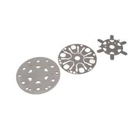 Stylebest Kit de Placa de Válvula de Compresor de CA, Junta de 3 Piezas Resistente Al Calor y Duradera para 6SEU14C, Garantiza un Sellado Perfecto