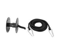 Stylebest Kit de Sujeción para Tapete Flotante para Actividades Acuáticas Flotantes Seguras, Juego de Ojales de Plástico Duro Duradero y Cuerda Elástica de 118 Pulgadas para Acampar en la Playa
