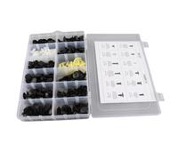 Stylebest Kit de Sujetadores de Parachoques para Puerta de Coche, Surtido de 340 Uds., Plástico Duradero, Perfecto para Varios Vehículos