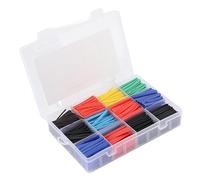 Stylebest Kit de Tubos Termorretráctiles de 750 Piezas, Surtido de Manguitos de Cables Eléctricos de PE Flexibles para Proyectos de Bricolaje y Reparación