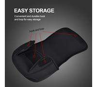 Stylebest Leo Durable Spinning Reel Cover Bag Impermeable para Entusiastas de la Pesca Material SBR Negro Tallas S L (Pequeña)