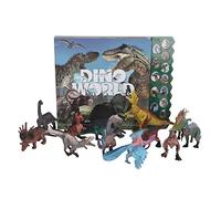 Stylebest Libro con Sonido de Dinosaurio para Niños, Aprendizaje Interactivo Educativo con Rugidos Realistas para Niños, Cartón de Colores Brillantes, 12 Sonidos