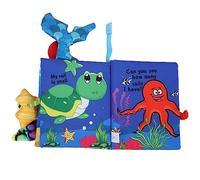 Stylebest Libro de Tela para bebé, Juguete Suave con de Animal para Desarrollo Temprano, Actividad de Lectura, 25,5 X 21 Cm, Duradero con Colores Brillantes (Libro de Tela)