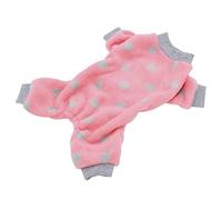 Stylebest Lindo Pijama Elástico para Perros para Mascotas Pequeñas y Medianas, Tela de Felpa Transpirable para Dormir y Fiestas, Rosa, 1 Unidad (L)