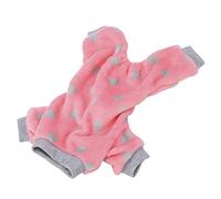 Stylebest Lindo Pijama Elástico para Perros para Mascotas Pequeñas y Medianas, Tela de Felpa Transpirable para Dormir y Fiestas, Rosa, 1 Unidad (M)