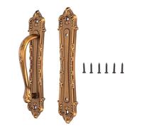 Stylebest Manijas para Puertas Corredizas de Granero, Diseño de Doble Cara, Montaje Empotrado, Juego de Herrajes de Aleación de Aluminio con Tornillos de Montaje, para Puertas de Madera,