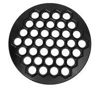 Stylebest Máquina para Hacer Ravioles Rusos, Molde Pelmeni de Aleación de Aluminio con 37 Orificios, Fácil de Limpiar y Almacenar, para Albóndigas Caseras y Cocina Profesional (Negra)