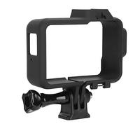 Stylebest Marco de Protección de Cámara, Plástico Negro Antivibración Duradero, Extensión de Puerto de Zapata Fría Multifunción para One R, Ideal para Fotografía Deportiva