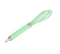 Stylebest Mini Batidor de Huevos Manual con Ergonómico para Mezclar Huevos Eficientemente Ideal para Cocina Casera Verde Silicona 1 Unidad