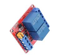 Stylebest Módulo de relé de 2 Canales con Aislamiento de Optoacoplador, Diseño de y Tolerante a Fallas para Proyectos de Automatización, Rojo, 50 * 41 * 18,5 Mm (24V)
