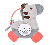 Stylebest Muñeco de Peluche con Mordedor de Caballo, Lavable, con Sonidos y Luces, para Calmar Al bebé de 0 a 3 Años (Gris)