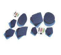 Stylebest Parche para Planchar con Corte de Mezclilla, Parche de Reparación Duradero para Codos y Rodillas, 2 Juegos para Modificación de Ropa
