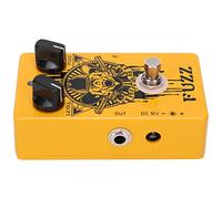 Stylebest Pedal de Efecto Fuzz, Pedal de Fuzz de Guitarra Fuzzy Bear con Carcasa Totalmente Metálica, Distorsión de Derivación Verdadera para Guitarristas Eléctricos, Diseño Compacto, Tamaño Portátil