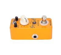 Stylebest Pedal Phaser Digital para Guitarra Eléctrica con 15 Tonos para Músicos, Construcción de Metal Duradera, Efectos Monobloque, Naranja