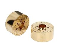 Stylebest Pesos de Rueda de Latón para RC Crawler Car Estabilizadores Pesados 1.9 2.2in Adaptador de Buje Hexagonal de Latón Inoxidable para Axial SCX10 Capra y GEN7 GEN8 2 Piezas (18,5 mm)