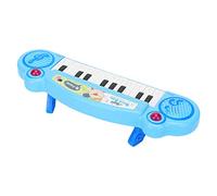 Stylebest Piano de Juguete Electrónico para Niños con Funcionalidad de Música Happy Voice para el Desarrollo de la Primera Infancia y la Coordinación Mano-Ojo - Plástico, Azul y Rosa, 1 Unidad (Azul)