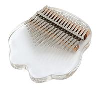 Stylebest Piano de Pulgar Acrílico Transparente Kalimba de 17 Teclas con Sonido Brillante para Niños y Principiantes