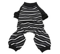 Stylebest Pijamas para Perros Mono Cálido a Rayas para Perros Pequeños y Gatos Que Duermen en Tejido de Poliéster (SG)