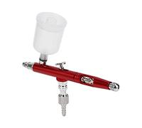 Stylebest Pistola Pulverizadora AR131, Herramienta Profesional de Aerógrafo para Manualidades, Pintura y Proyectos de Arte, Color Negro (Roja)