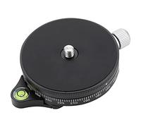 Stylebest Placa de Liberación Rápida FC-60 para Cámaras DSLR, Diseño Duradero de Aleación de Aluminio, Panorama de 360° para Fotógrafos Profesionales, Negro, Aprox.3,3x1 Pulgadas, 1 Pieza
