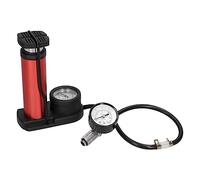 Stylebest Probador de Fugas de Agua, Dispositivo Duradero con Barómetro Doble para Monitorear la Presión del Aire en Sistemas de Refrigeración por Agua para Computadoras (Roja)