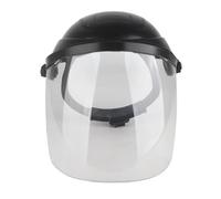 Stylebest Protector Facial, Protección Facial Completa Lente Transparente Alta Visibilidad Flexible Cómodo, con Resistente a Impactos Resistente a la a Altas Temperaturas, para (Negro)