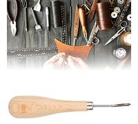 Stylebest Punzón Rombo para Cuero, Herramienta con de Haya para Perforar y Perforar Cuero, Punzón Cónico de Acero Duradero, Tamaños de 3mm/4mm/5-6mm (cabeza doblada)