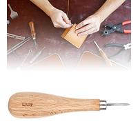 Stylebest Punzón Rombo para Cuero, Herramienta con de Haya para Perforar y Perforar Cuero, Punzón Cónico de Acero Duradero, Tamaños de 3mm/4mm/5-6mm (Chm)